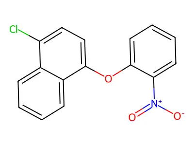 1-Chloro-4-(2-nitrophenoxy)naphthalene structure