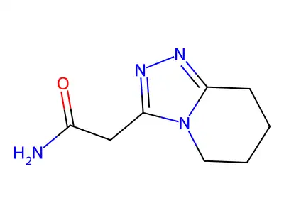 2-(5,6,7,8-Tetrahydro[1,2,4]triazolo[4,3-a]pyridin-3-yl)acetamide structure