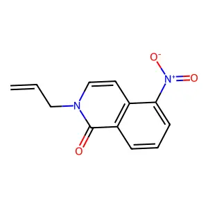 2-allyl-5-nitro-1(2H)-isoquinolinone structure