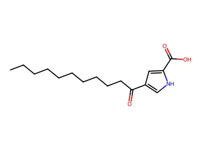4-undecanoyl-1H-pyrrole-2-carboxylic Acid structure
