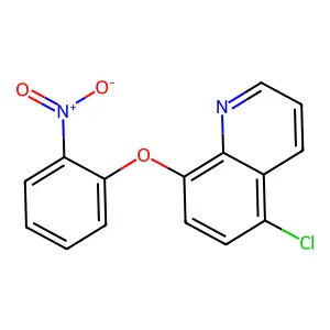 5-Chloro-8-(2-nitrophenoxy)quinoline structure