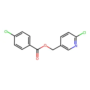 (6-Chloropyridin-3-yl)methyl 4-chlorobenzoate structure