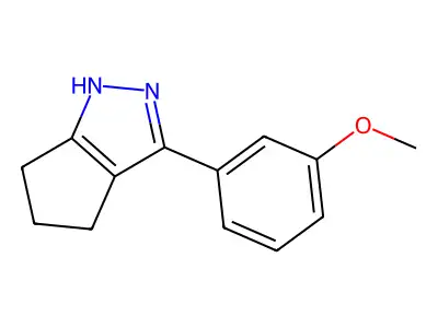 3-(3-Methoxyphenyl)-2,4,5,6-tetrahydrocyclopenta[c]pyrazole structure