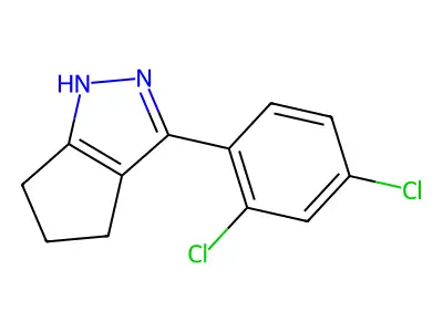3-(2,4-Dichlorophenyl)-1,4,5,6-tetrahydrocyclopenta[c]pyrazole structure