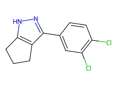 3-(3,4-Dichlorophenyl)-2,4,5,6-tetrahydrocyclopenta[c]pyrazole structure