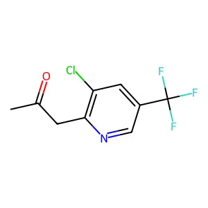 1-[3-Chloro-5-(trifluoromethyl)pyridin-2-yl]propan-2-one structure