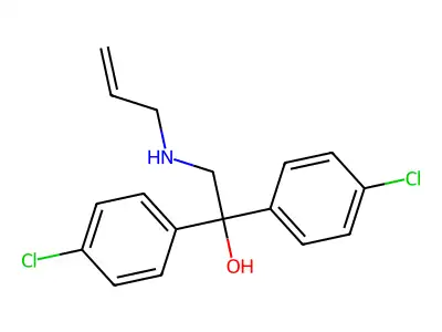 2-(Allylamino)-1,1-bis(4-chlorophenyl)-1-ethanol structure