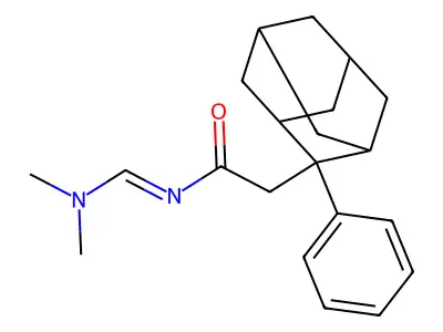 N-[(dimethylamino)methylene]-2-(2-phenyl-2-adamantyl)acetamide structure