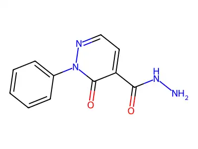 3-Oxo-2-phenyl-2,3-dihydro-4-pyridazinecarbohydrazide structure