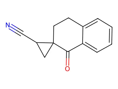 alpha-(Spirocyanocyclopropyl)-alpha-tetralone structure