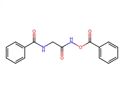 [(2-benzamidoacetyl)amino] Benzoate structure