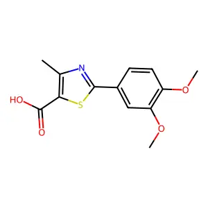 2-(3,4-dimethoxyphenyl)-4-methyl-1,3-thiazole-5-carboxylic Acid structure