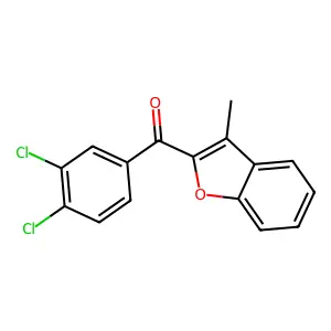 (3,4-Dichlorophenyl)(3-methyl-1-benzofuran-2-yl)methanone structure