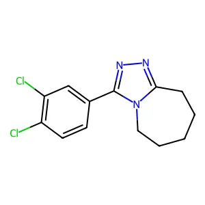 3-(3,4-dichlorophenyl)-6,7,8,9-tetrahydro-5H-[1,2,4]triazolo[4,3-a]azepine structure