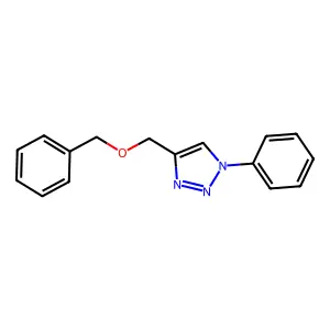 4-[(benzyloxy)methyl]-1-phenyl-1H-1,2,3-triazole structure