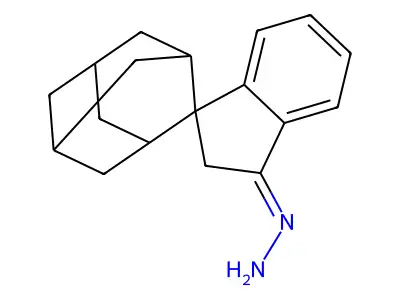 spiro[2H-indene-3,2'-adamantane]-1-ylidenehydrazine structure