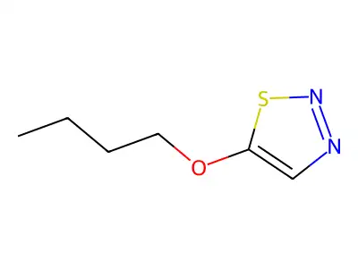 5-Butoxy-1,2,3-thiadiazole structure