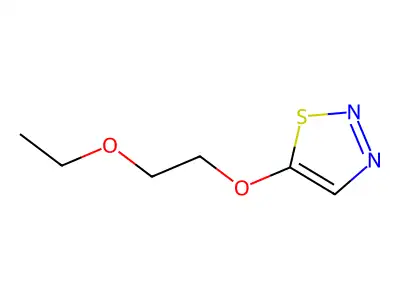 5-(2-Ethoxyethoxy)-1,2,3-thiadiazole structure