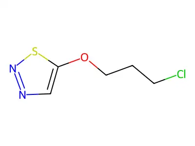 5-(3-Chloropropoxy)-1,2,3-thiadiazole structure