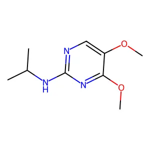 N-isopropyl-4,5-dimethoxy-2-pyrimidinamine structure