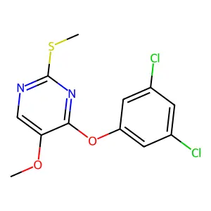 4-(3,5-Dichlorophenoxy)-5-methoxy-2-(methylsulfanyl)pyrimidine structure