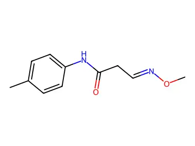 3-methoxyimino-N-(4-methylphenyl)propanamide structure