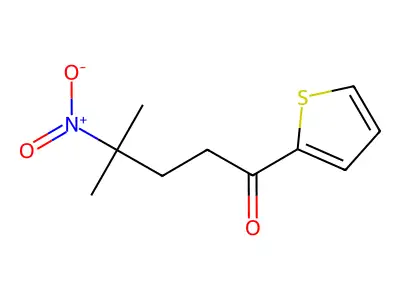 4-Methyl-4-nitro-1-(2-thienyl)-1-pentanone structure