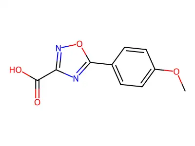 5-(4-methoxyphenyl)-1,2,4-oxadiazole-3-carboxylic Acid structure