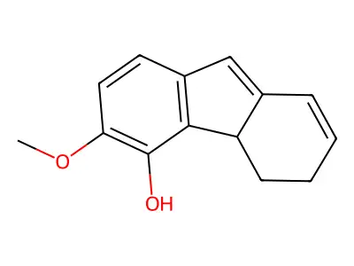 6-methoxy-4,4a-dihydro-3H-fluoren-5-ol structure