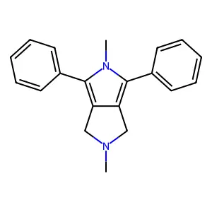 2,5-Dimethyl-4,6-diphenyl-1,2,3,5-tetrahydropyrrolo[3,4-c]pyrrole structure
