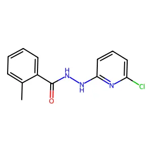 N'-(6-chloropyridin-2-yl)-2-methylbenzohydrazide structure