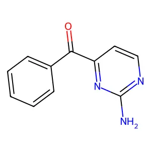 (2-Amino-4-pyrimidinyl)(phenyl)methanone structure