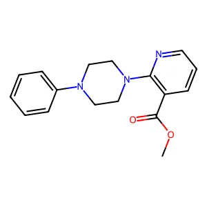 Methyl 2-(4-phenylpiperazin-1-yl)pyridine-3-carboxylate structure