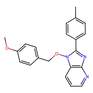 1-[(4-methoxybenzyl)oxy]-2-(4-methylphenyl)-1H-imidazo[4,5-b]pyridine structure