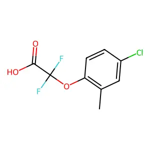 2-(4-Chloro-2-methylphenoxy)-2,2-difluoroacetic acid structure