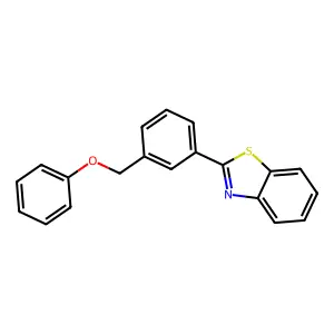 2-[3-(Phenoxymethyl)phenyl]-1,3-benzothiazole structure