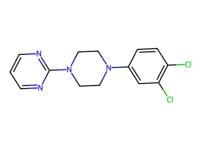 2-[4-(3,4-Dichlorophenyl)piperazino]pyrimidine structure