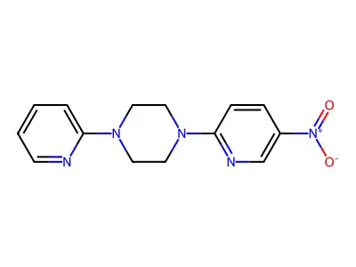 1-(5-Nitro-2-pyridinyl)-4-(2-pyridinyl)piperazine structure