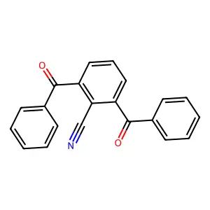 2,6-Dibenzoylbenzonitrile structure