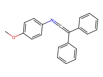 N-(4-methoxyphenyl)-2,2-diphenylethenimine structure