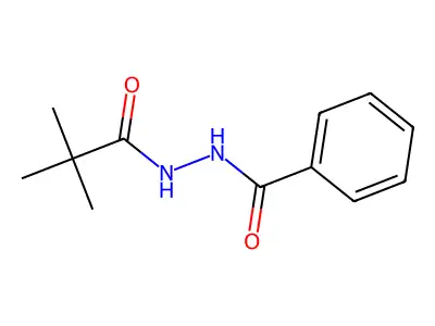 N'-(2,2-dimethylpropanoyl)benzohydrazide structure