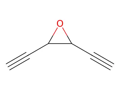 Oxirane, cis-2,3-diethynyl- structure