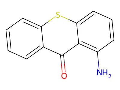 1-Aminothioxanthen-9-one structure