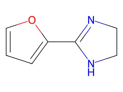2-Furan-2-yl-4,5-dihydro-1H-imidazole structure