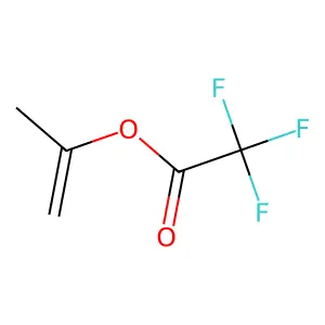 Acetic acid, trifluoro-, 1-methylethenyl ester structure