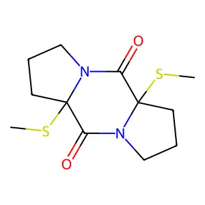 3,9-Bis(methylsulfanyl)-1,7-diazatricyclo[7.3.0.03,7]dodecane-2,8-dione structure