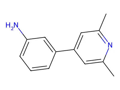 3-(2,6-Dimethyl-4-pyridyl)aniline structure