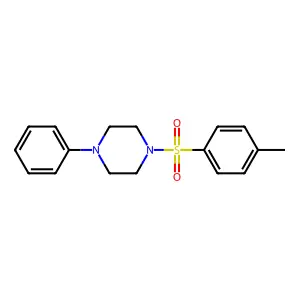 4-Phenyl-1-(p-tolylsulphonyl)piperazine structure