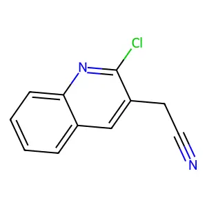 2-(2-Chloroquinolin-3-yl)acetonitrile structure