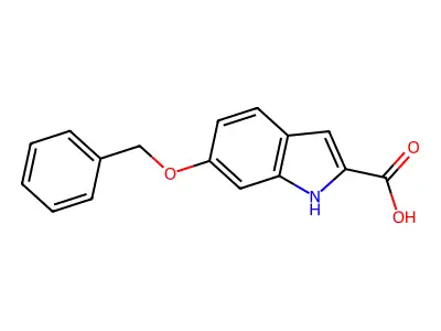 6-(benzyloxy)-1H-indole-2-carboxylic acid structure